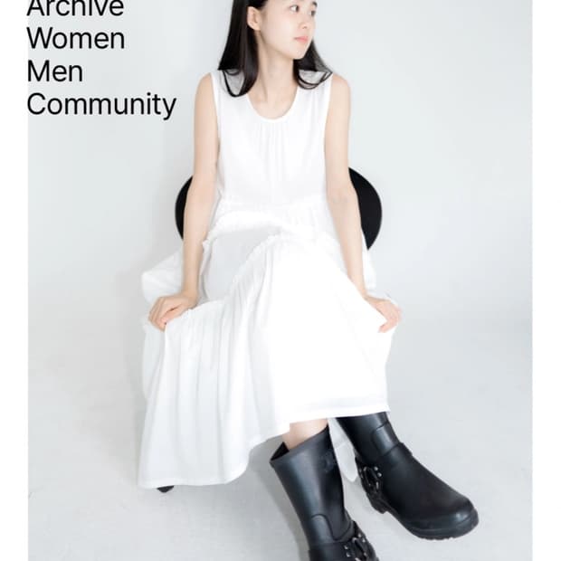 (새상품) 유노이아 Eunoia Seersucker Frill Dress
