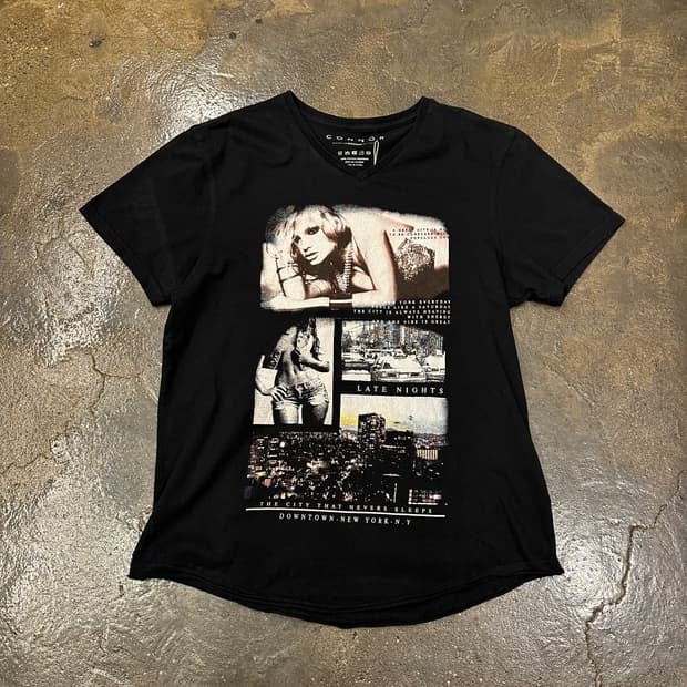 Vintage CONNOR 뉴욕 빈티지 프린팅 반팔티 M