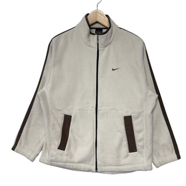 나이키 올드스쿨 사이드라인 후리스 집업