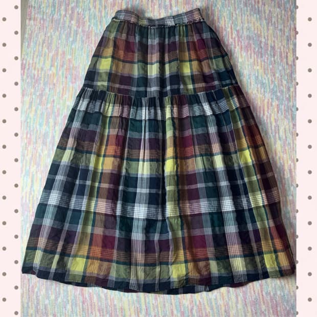 니코앤드 다채색 롱 스커트