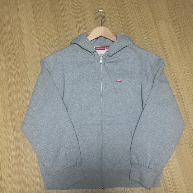 슈프림 스몰박스로고 후드집업 교환O