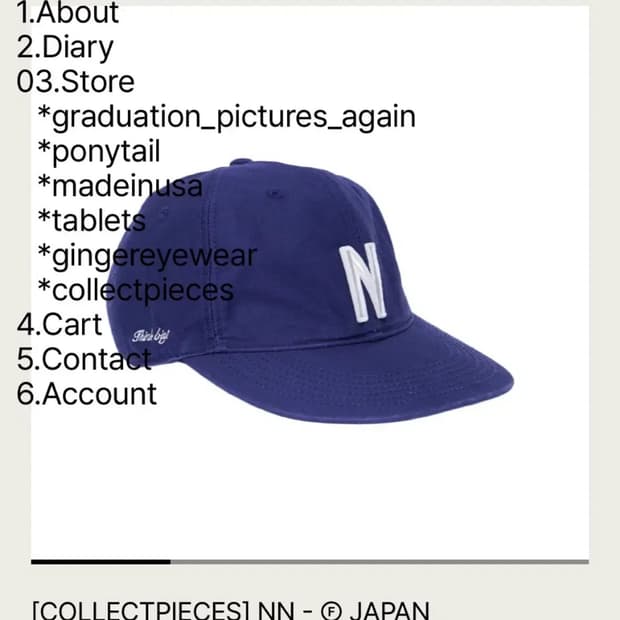 테프스토어즈x컬렉트피시스 볼캡