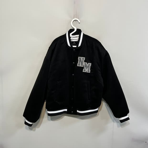 노매뉴얼 2022 남성 바시티 패딩 100 상태최상