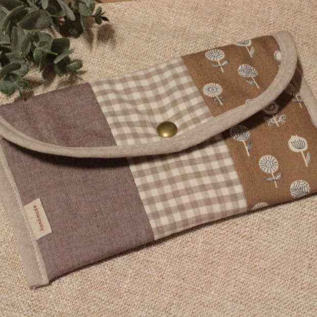 핸드메이드 패치 파우치