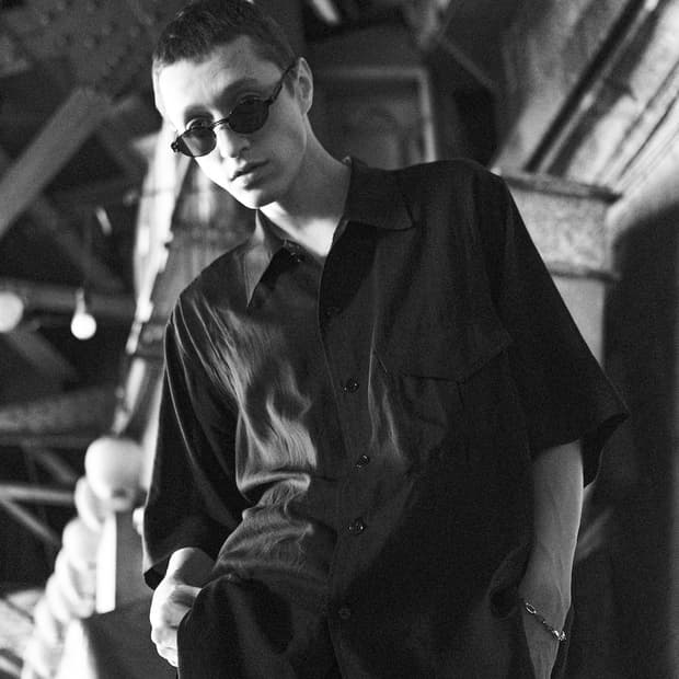 Kié Einzelgänger x 요지 야마모토 오픈 칼라 셔츠