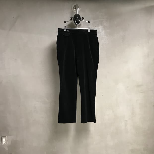 폴로 랄프로렌 블랙 코듀로이 팬츠 34