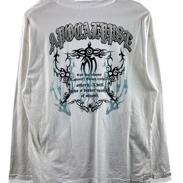 JPN Y2K 레터링 롱슬리브2721