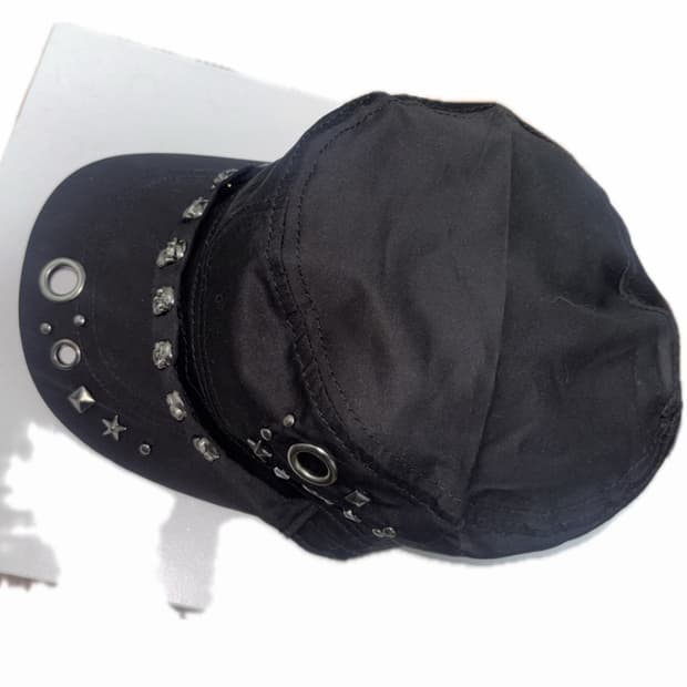 Punk goth 스컬 마린 캡