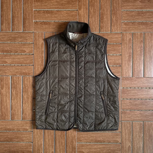 Crocodile thinsulate padded vest 