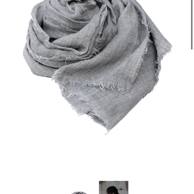 Jabberwocky duster scarf gray