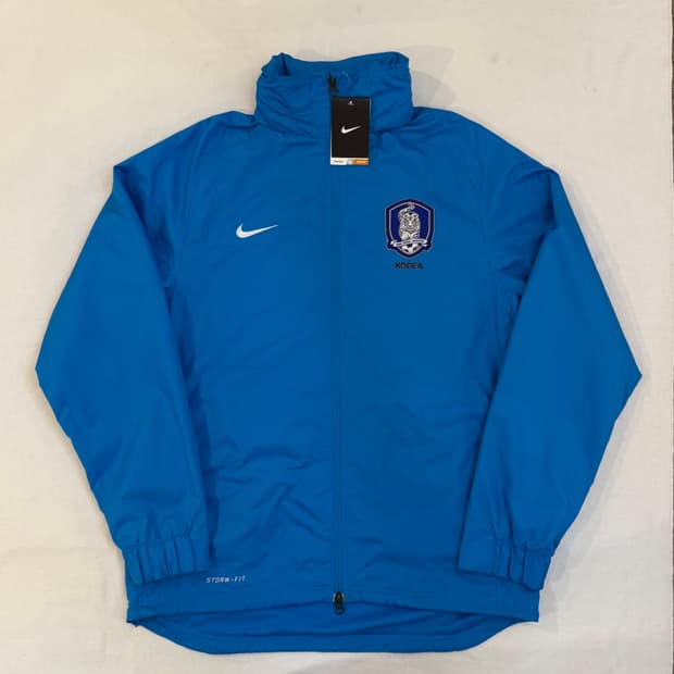 나이키 11-12 대한민국 국대 바람막이 자켓 블루