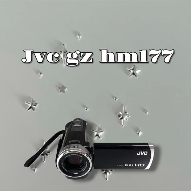 S급/ Jvc hm177 빈티지 캠코더 블랙