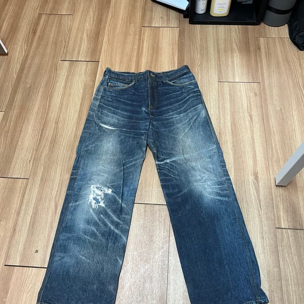 앤더슨벨 프린티드 데님팬츠 32사이즈