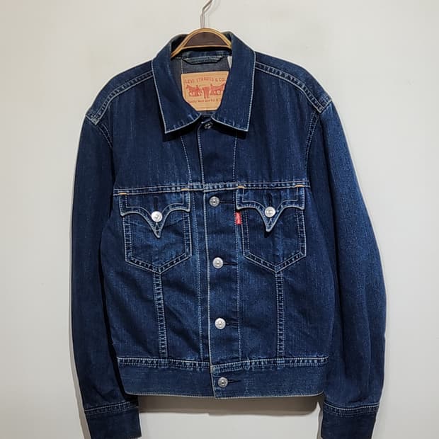 (M) 리바이스 청자켓 중청 타입원 데님자켓 레드탭 