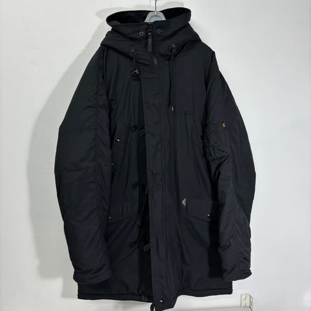 2XL 알파인더스트리 블랙 N3B 야상점퍼
