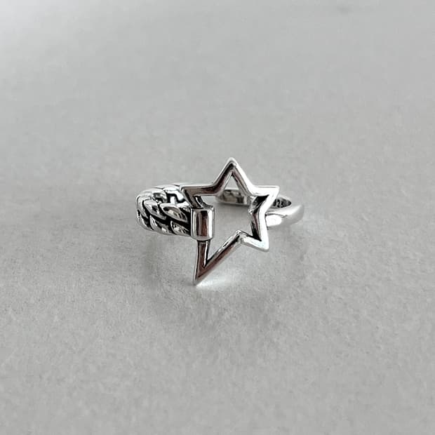 체인 스타 반지