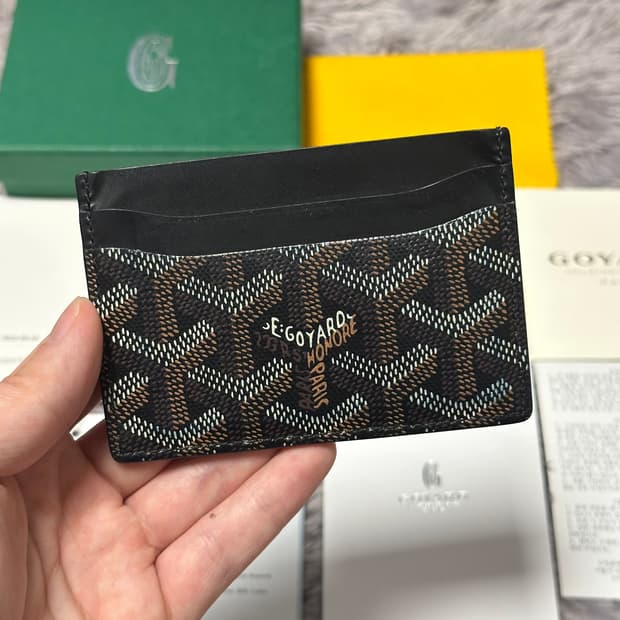 [풀구성] 고야드 생쉴피스 카드지갑 블랙