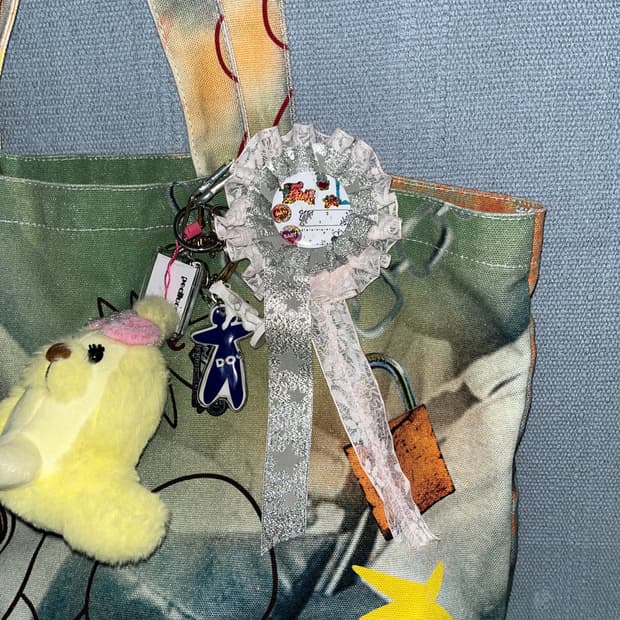 뱃지 로제트 핀버튼 브로치