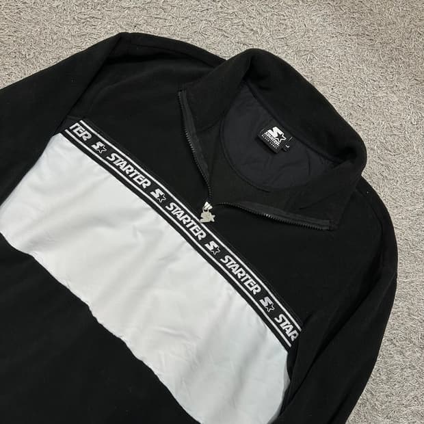 [100] 스타터 후리스반집업맨투맨