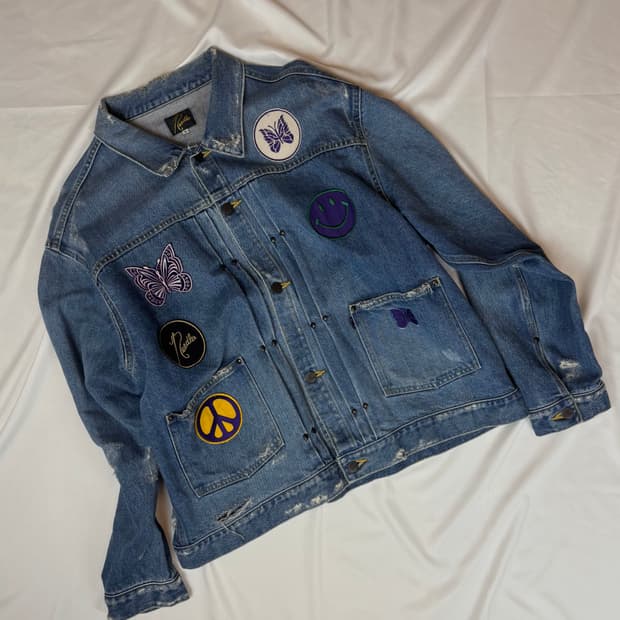Needles 패치 데님 자켓