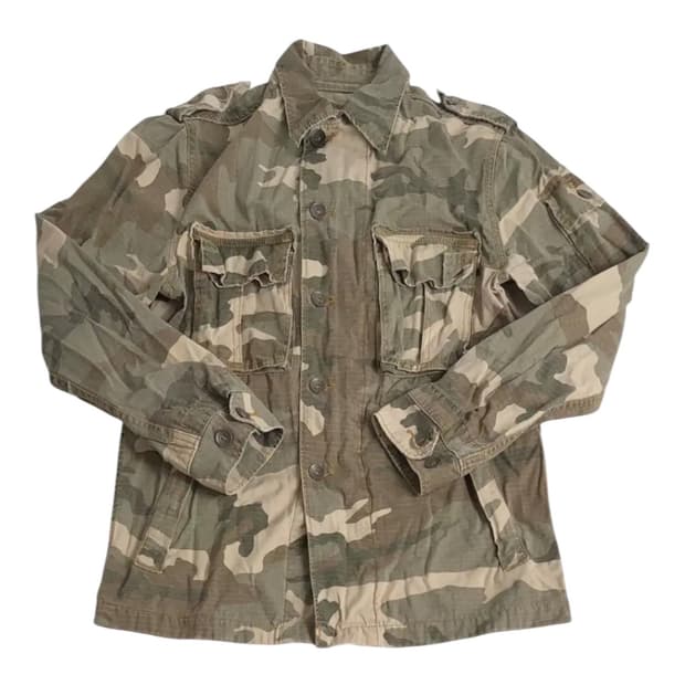 밀리터리 카모 필드자켓