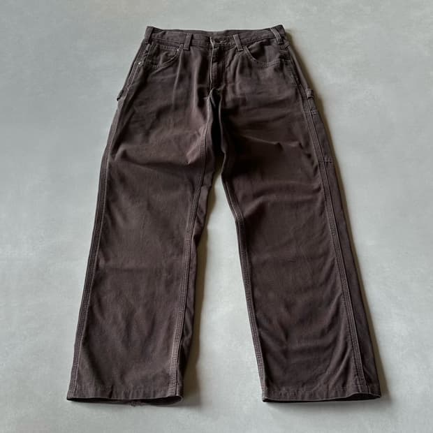 [30인치]칼하트 캔버스 루즈핏 카펜터 팬츠