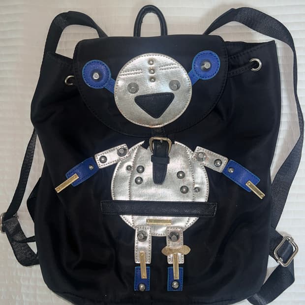 vintage bagpack 빈티지 로봇 백팩 핀터레스트