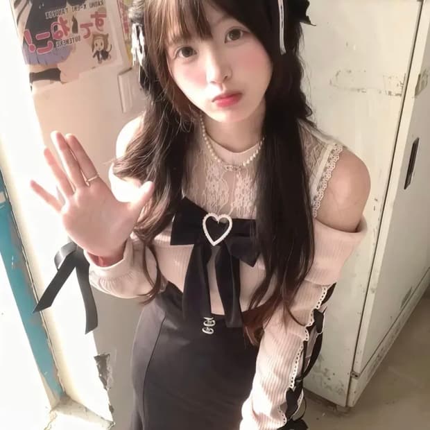 양지뢰 오프숄더 원피스 히메갸루 리즈리사 노에미 로리타 핑크 stc빈티지