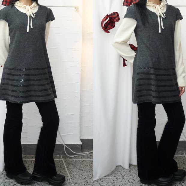 sparkle lined mini dress