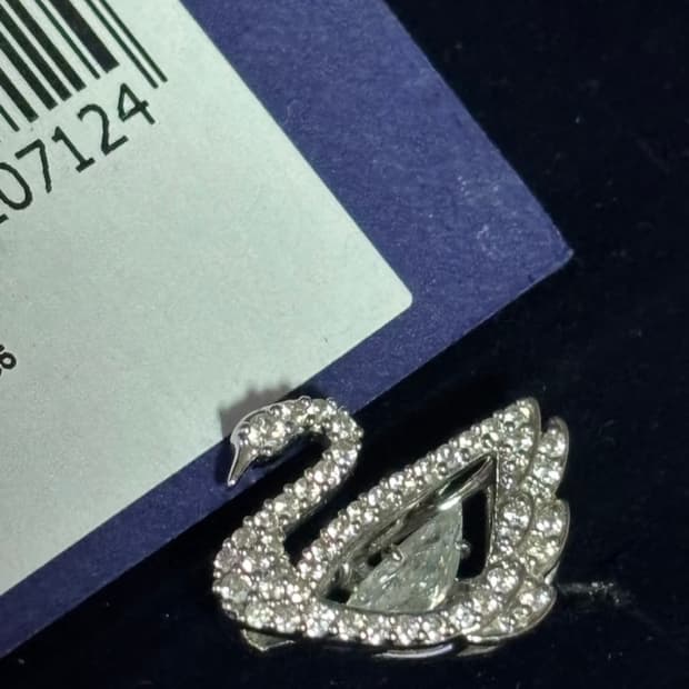 스와로브스키 스완 링 반지 56