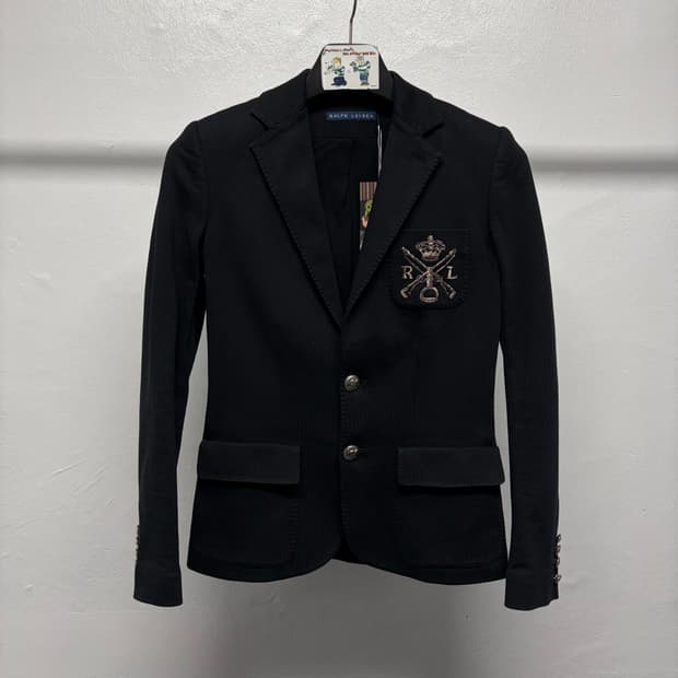 폴로 랄프로렌 은장 와펜 블레이저