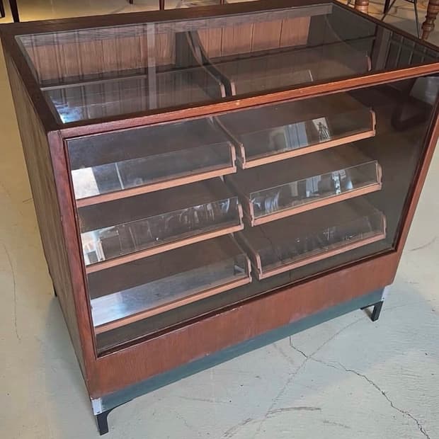 빈티지가구 빈티지 영국 UK 하버데셔리 캐비넷 샵 카운터