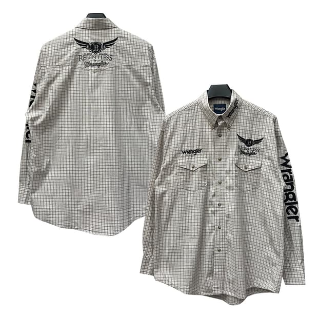 90s Wrangler 랭글러 릴렌트리스 웨스턴 셔츠 남방 해외 L