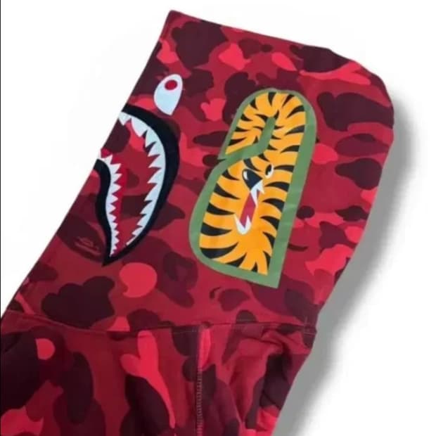 [수입] 적계 베이프 샤크 후드집업 판매