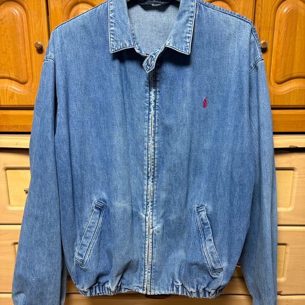 폴로 90‘s 데님 스윙탑 블루종