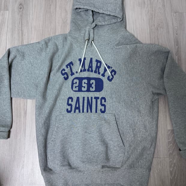 아웃스탠딩 vsc 후드티 s 멜란지 그레이