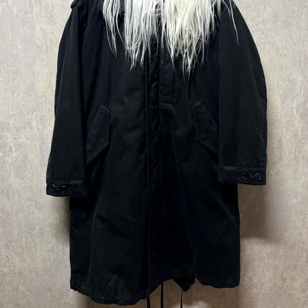 XXS / Neil Barrett 닐바렛 고트퍼 피쉬테일 야상 자켓