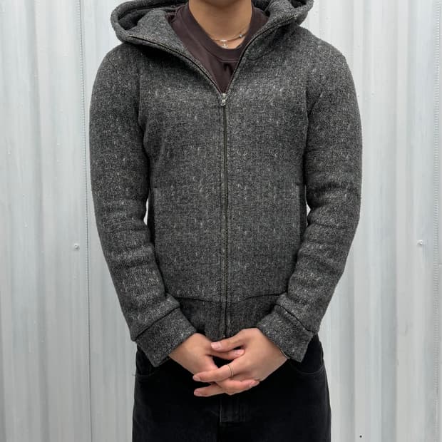 Tornado Mart mixed hoodie zip