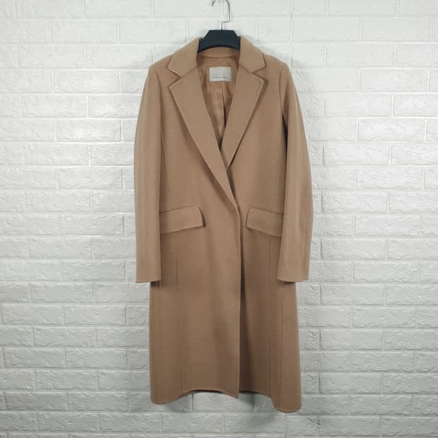 [55]보브 울 캐시미어 혼방 롱 코트