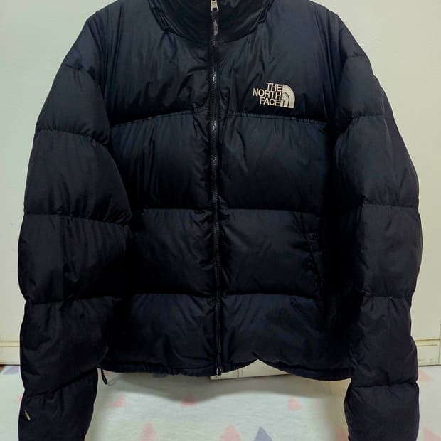 노스페이스/원조 구형 눕시 700필 구스다운 패딩/XL