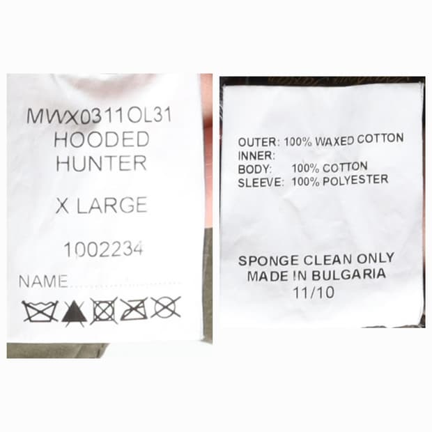 바버 Barbour Waxed Hooded Hunter Jacket