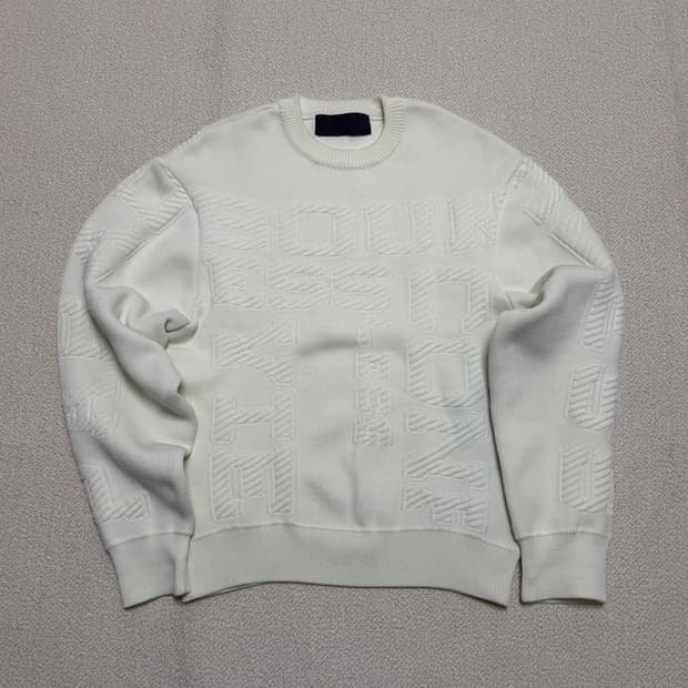  준지 16fw 젠더리스 엠블럼 니트 스웨터