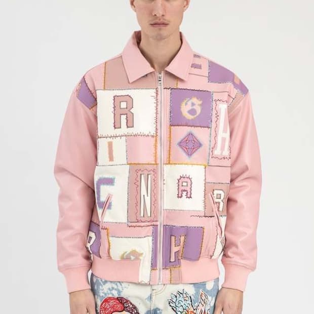 Richgainer 패치워크 자수 자켓