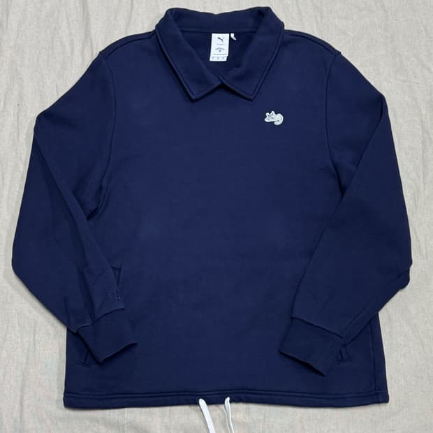 노아 x 푸마 자수 카라 스웻 L