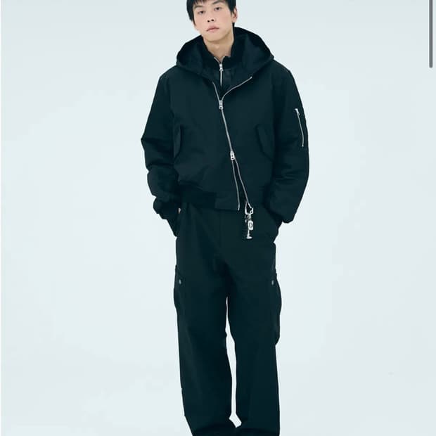 뎁스 후디 ma-1 블랙