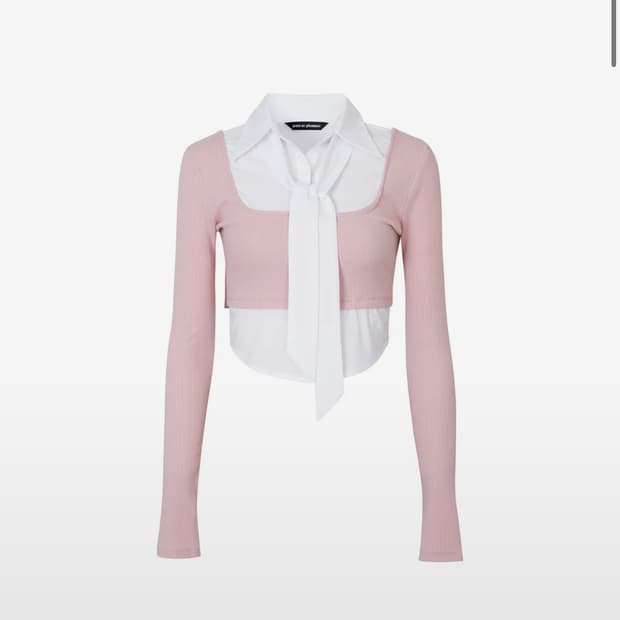 페인오어플레저 에블린 셔츠탑 핑크 EVELYN SHIRT TOP pink