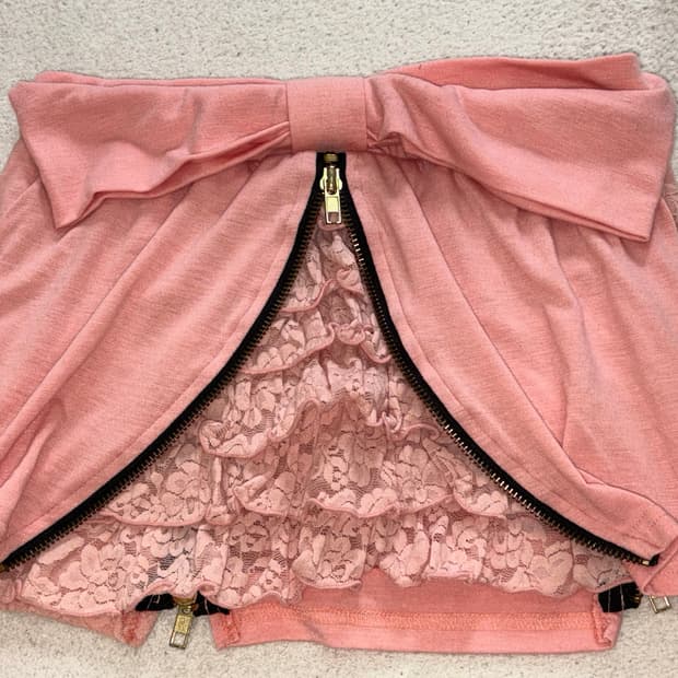 갸루 미니스커트 