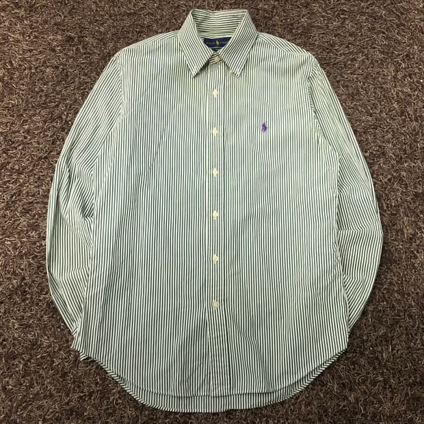 폴로 랄프로렌 스트라이프 그린 셔츠