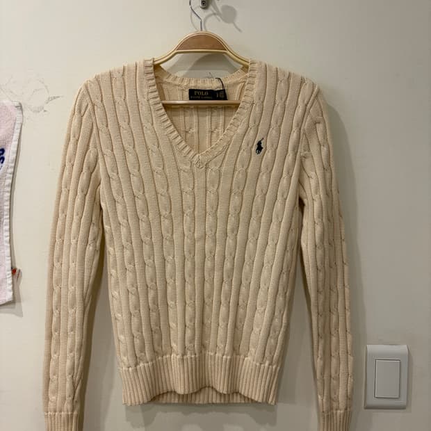 169. 폴로 브이넥 꽈배기 니트