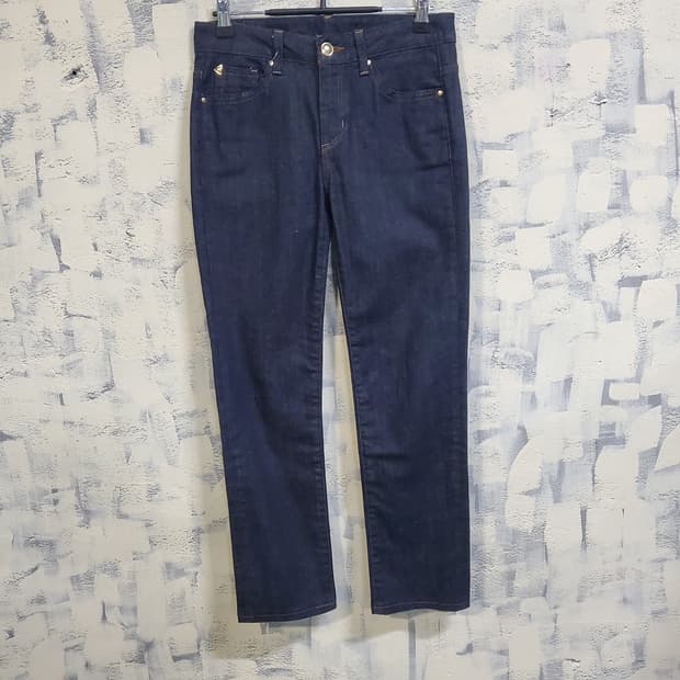 게스 캐주얼 금장 스판 데님 청바지 